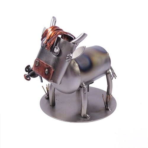 Metalowa figurka Krowa