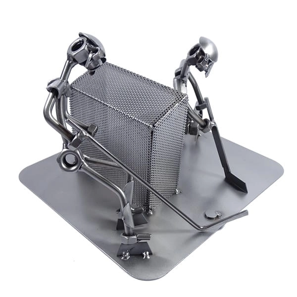 Metalowa figurka Hokej przy bramce.