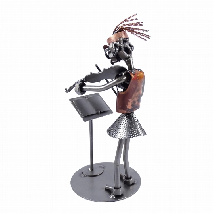 Metalowa figurka Skrzypaczka