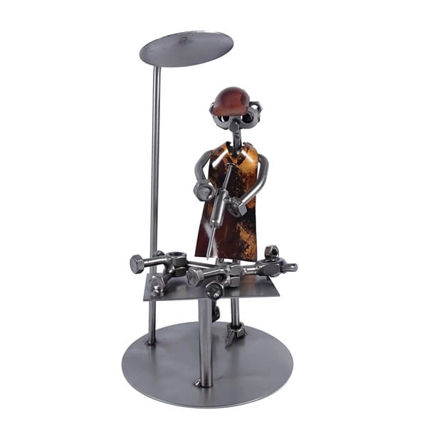 Metalowa figurka przedstawiająca Weterynarza