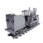 Metalowy model Lokomotywy