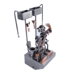 Metalowa figurka Para na WC