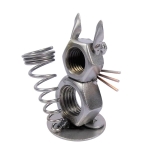 Metalowa figurka kot na długopis