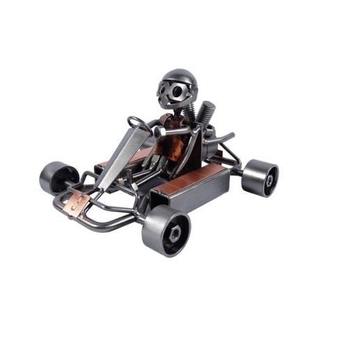 Metalowy model samochodu Gokart