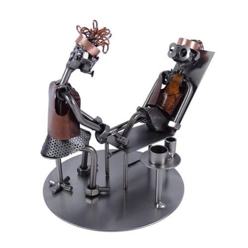 Metalowa figurka Pedicure