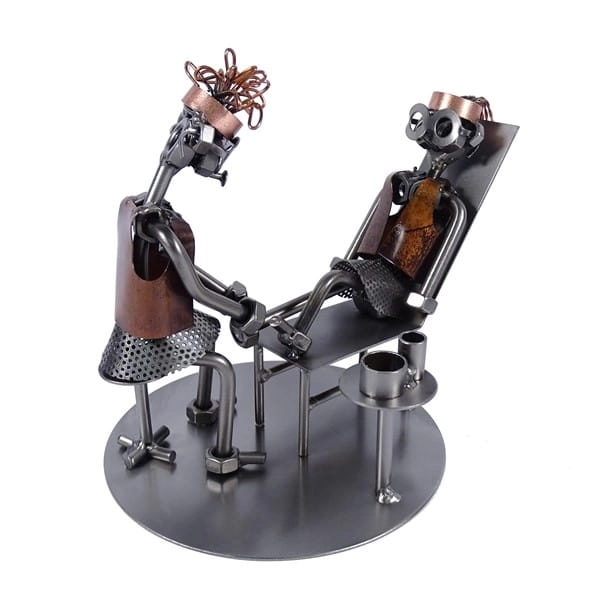 Metalowa figurka Pedicure