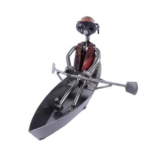 Metalowa figurka Wioślarz