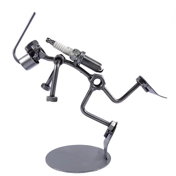 Metalowa figurka Nurek