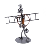 Metalowa figurka Kominiarz