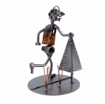 Metalowa figurka Biegacz