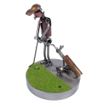 Metalowa figurka Golfista