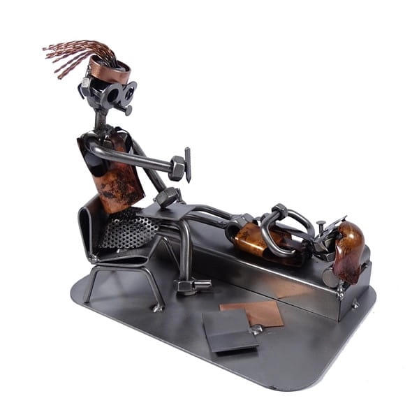 Metalowa figurka Psychiatra