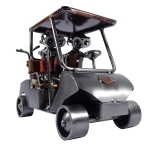 Metalowa figurka Auto golfowe