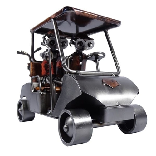 Metalowa figurka Auto golfowe