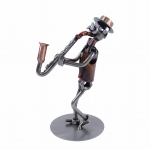 Metalowa figurka Saksofon