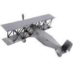 Metalowa figurka Dwupłatowiec
