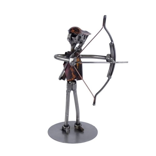 Metalowa figurka Łucznik