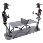 Metalowa figurka Ping pong, tenis stołowy