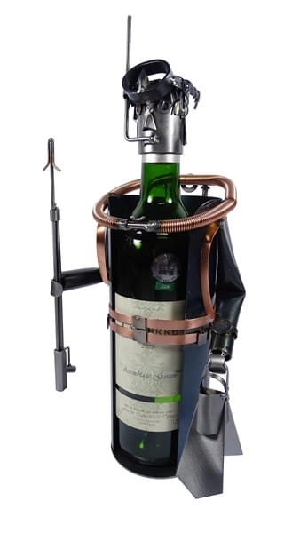 Metalowa figurka-Stojak nurek.