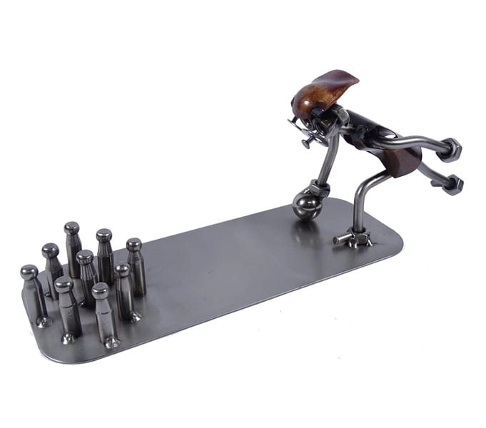 Metalowa figurka Kręgle