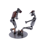 Metalowa figurka Piłkarz II