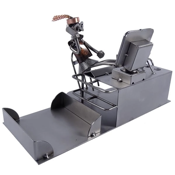 Metalowa figurka Przybornik sekretarka