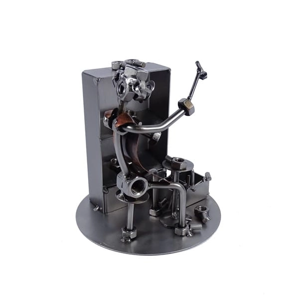 Metalowa figurka Szewc