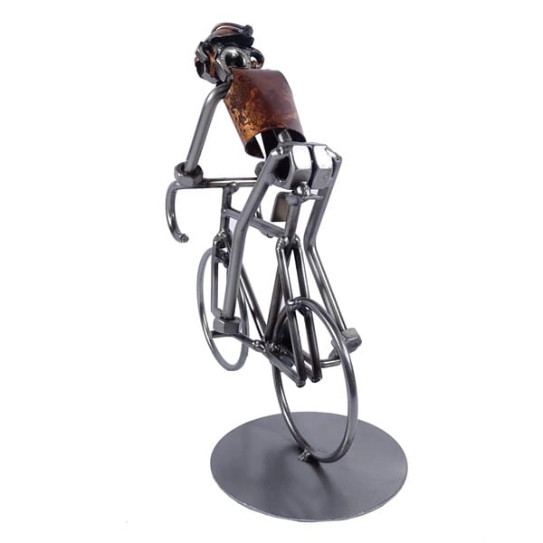 Metalowa figurka Kolarz. Super prezent dla cyklisty