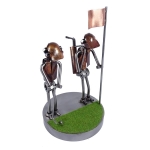 Metalowa figurka Golfiści