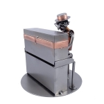 Metalowa figurka Pianino