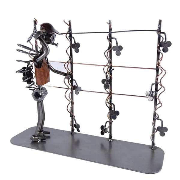 Metalowa figurka winobranie