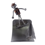 Metalowa figurka Snowboard