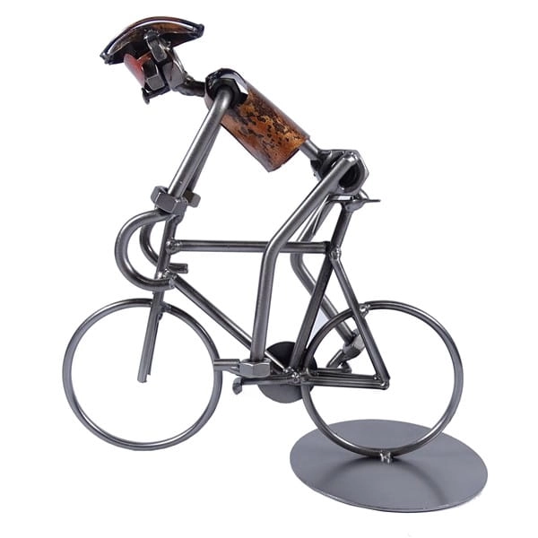 Metalowa figurka Kolarz. Super prezent dla kolarza