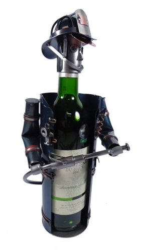 Metalowa figurka-Stojak nowojorski strażak