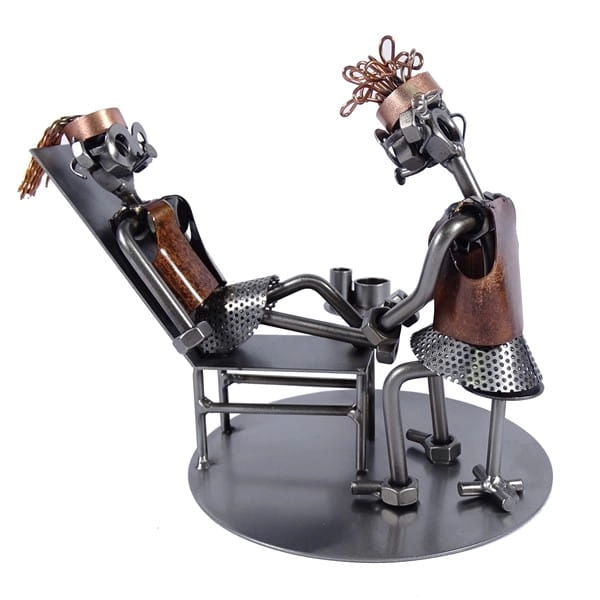 Metalowa figurka Pedicure