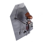 Metalowa figurka Alpinista
