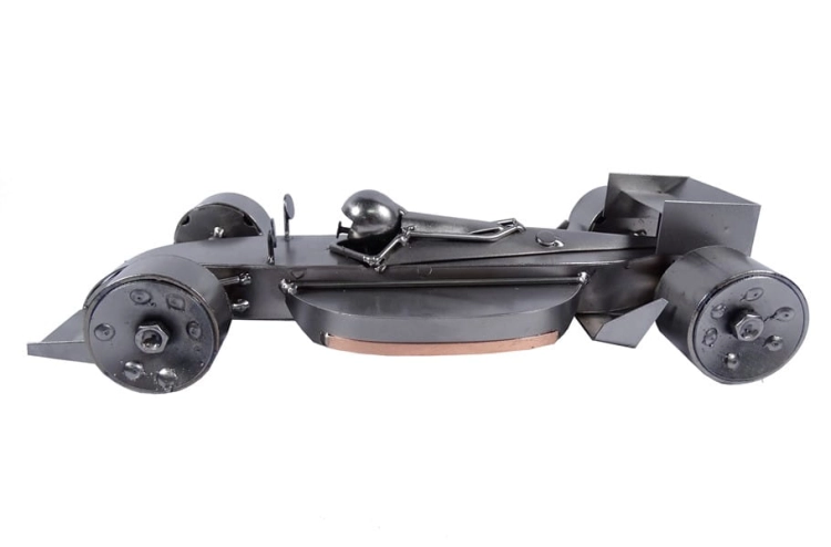 Metalowy model samochodu Bolid formuły 1