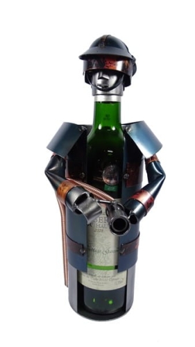 Metalowa figurka-Stojak Strażak.