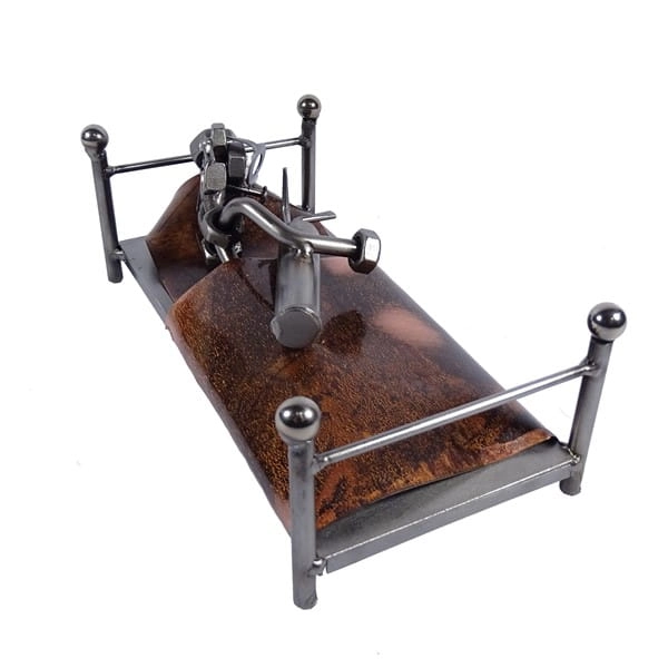 Metalowa figurka Golf maniak.