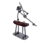 Metalowa figurka Skok przez kozła