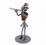 Metalowa figurka Flecistka