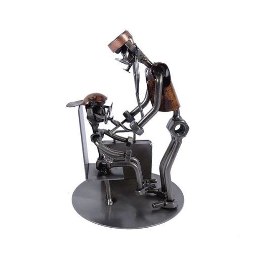 Metalowa figurka Lekarz pediatra