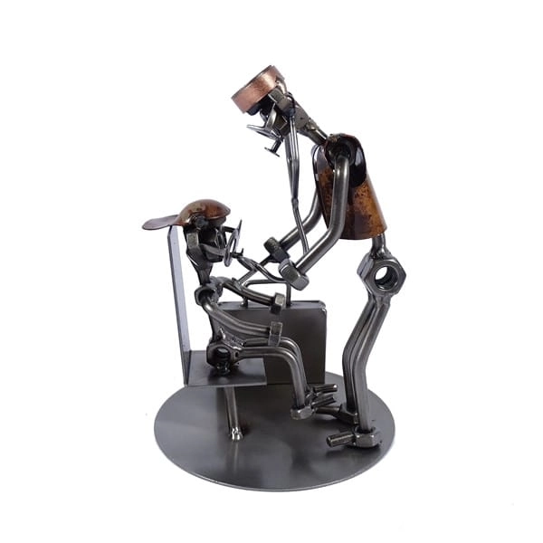 Metalowa figurka Lekarz pediatra