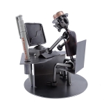 metalowa figurka Komputer