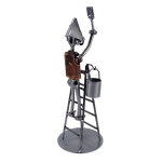 Metalowa figurka Malarz