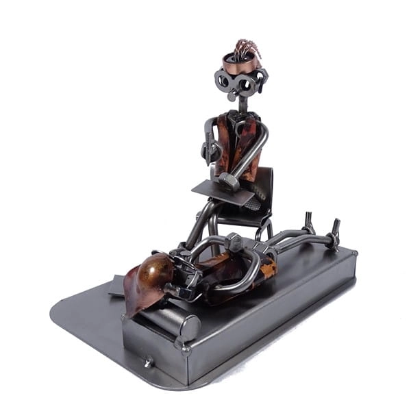 Metalowa figurka Psychiatra